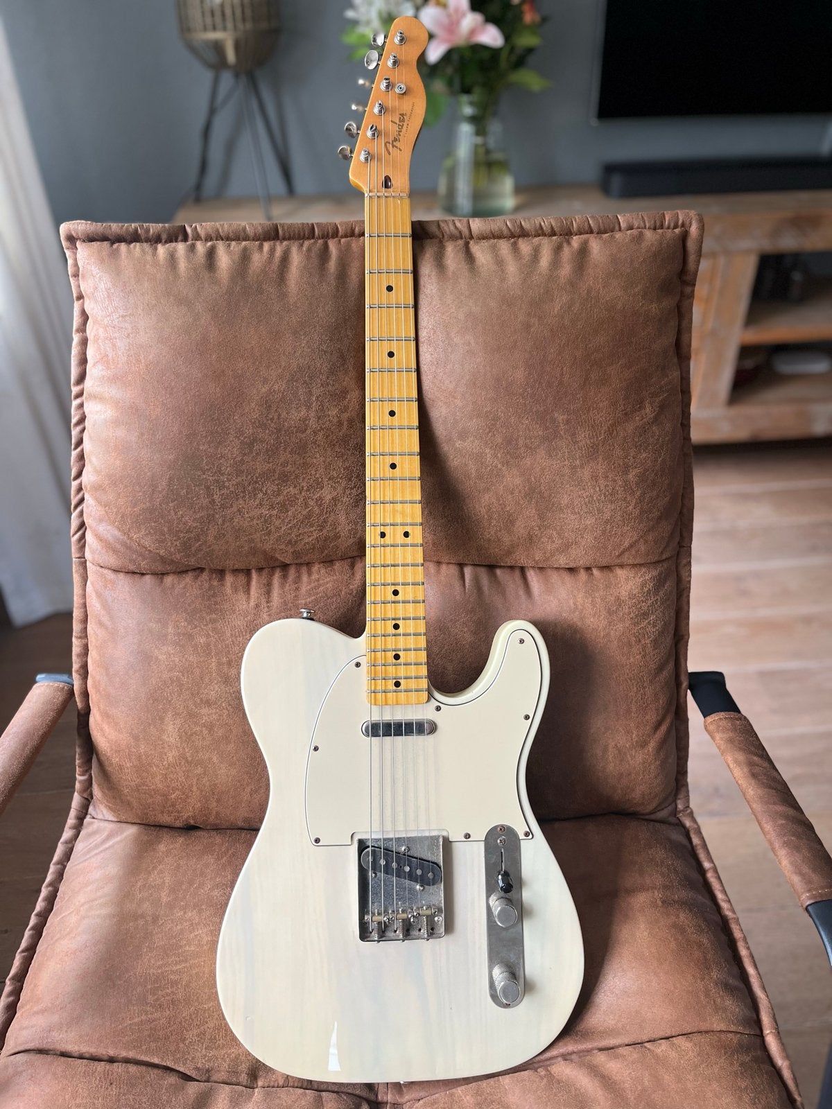 Fender Squier Telecaster  - Classic Vibe - White Blonde, Muziek en Instrumenten, Ophalen, Zo goed als nieuw, Solid body, Fender