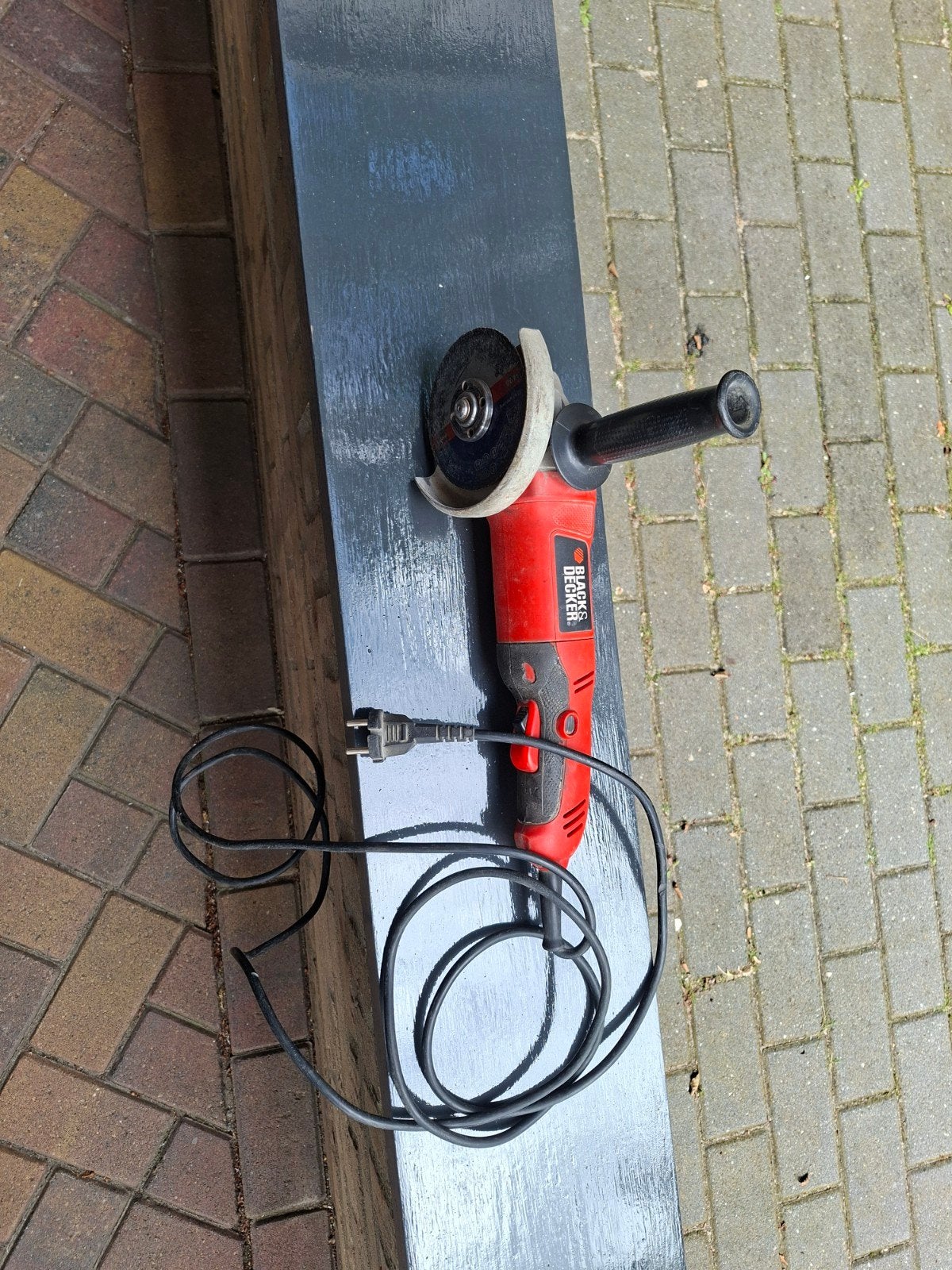 Haakse slijper 125mm, Doe-het-zelf en Verbouw, Gereedschap | Slijpmachines, Ophalen of Verzenden, Gebruikt, 700 tot 1000 watt