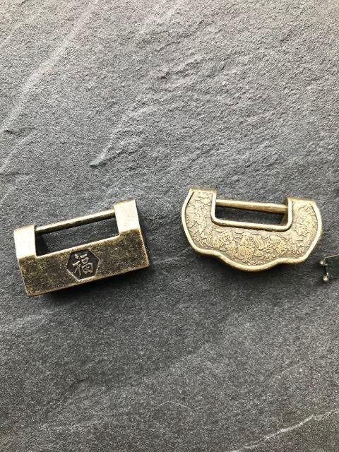 Chinees slotje voor chinese sieradenkist of kastje uit china, Verburgt Vintage, Meerkleurig, Nieuw, Ophalen of Verzenden