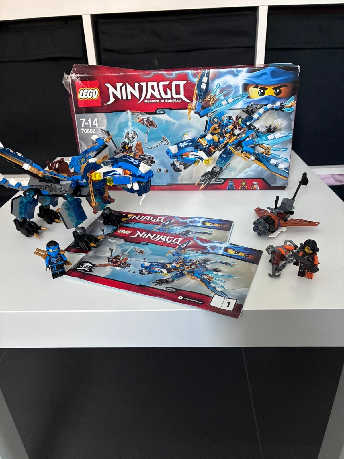 Jay’s Elemental Dragon - 70602, Kinderen en Baby's, Speelgoed | Duplo en Lego, Ophalen of Verzenden, Zo goed als nieuw