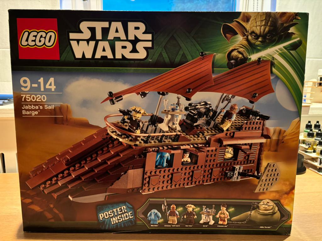 Lego 75020 Star Wars Jabba’s Sail Barge, Kinderen en Baby's, Speelgoed | Duplo en Lego, Zo goed als nieuw, Lego, Complete set