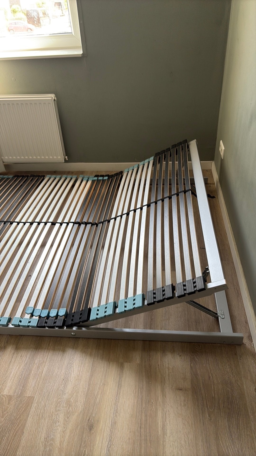 Lattenbodem lidl 140x200 met verstelbare hoofdsteun, Ophalen, 140 cm, Bedbodem, 200 cm