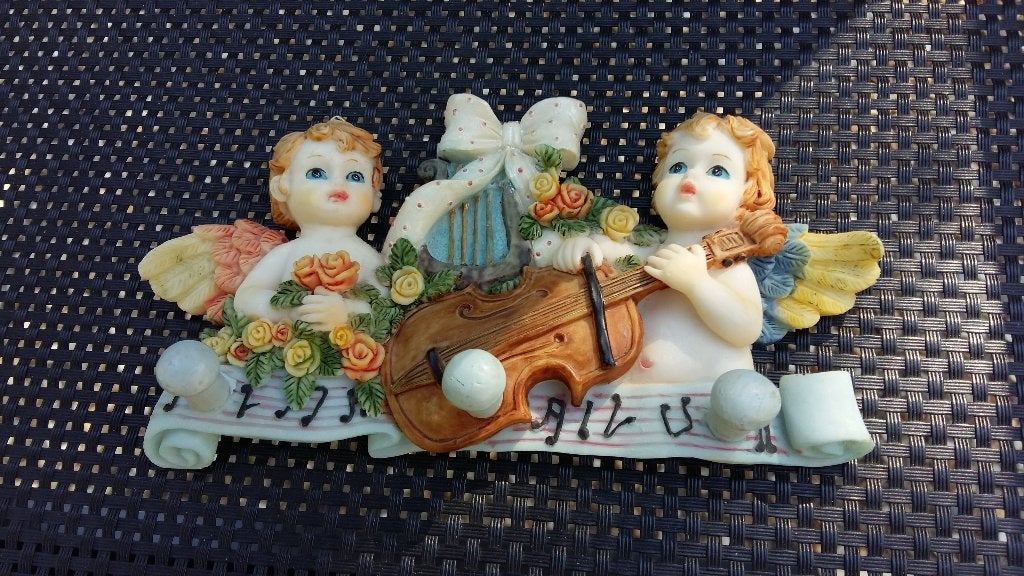 VINTAGE sieradenhanger van porselein, 3 ophangmogelijkheden, Overige materialen, Ophalen of Verzenden, Zo goed als nieuw, Overige kleuren