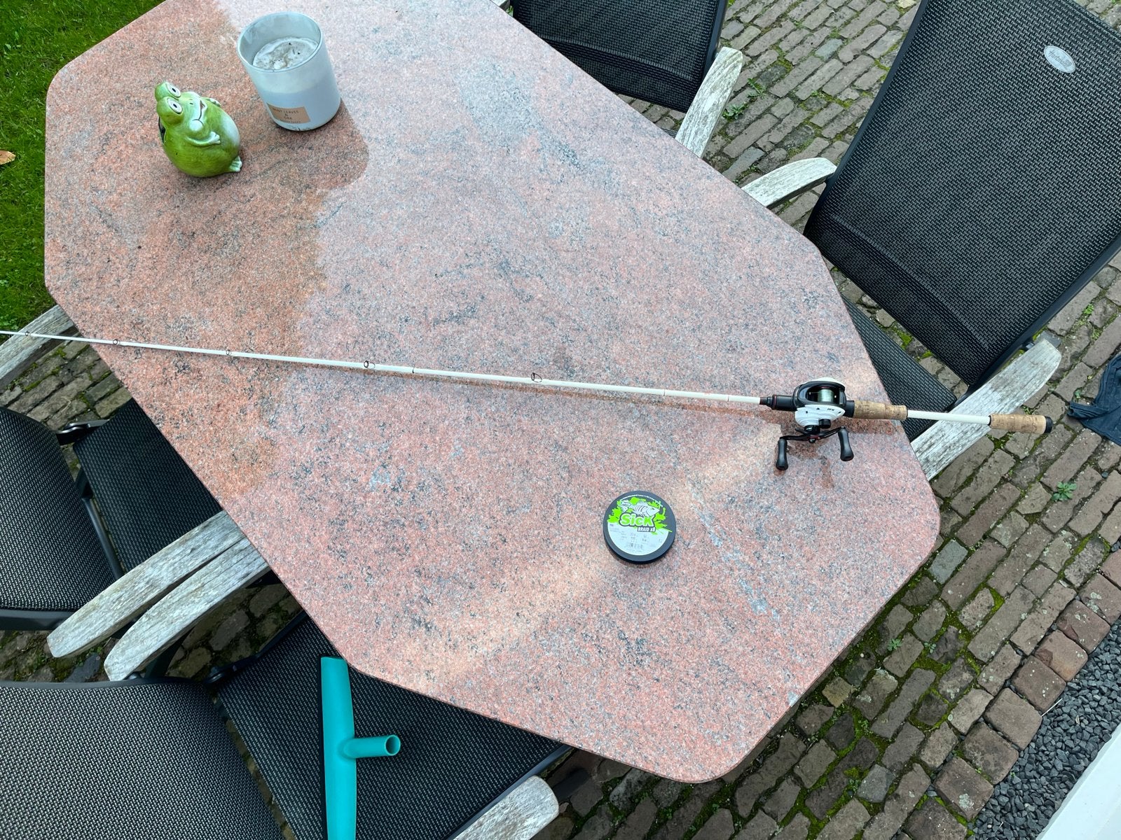 Abu Garcia Max Pro Baitcaster Set (Hengel, Molen, Lijn), Ophalen of Verzenden, Zo goed als nieuw, Complete hengel
