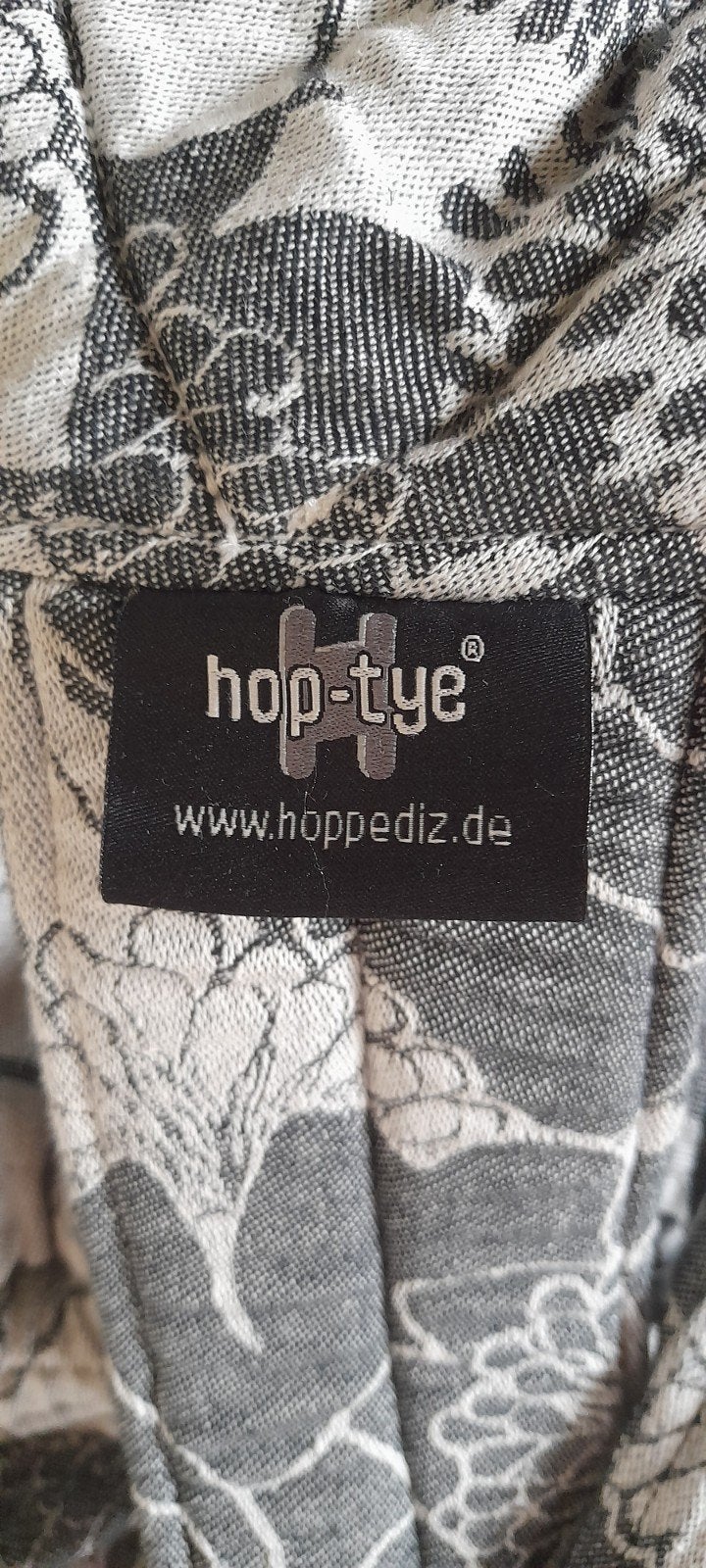 Hoppe-Tye draagzak met royale heupknoopband - vanaf maat 56, Overige merken, Gebruikt, Buik of Rug, Ophalen of Verzenden