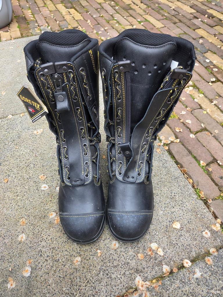 HAIX Brandweerlaarzen met Kettingzaagbescherming - Maat 41, HAIX, Zwart, Nieuw, Ophalen of Verzenden