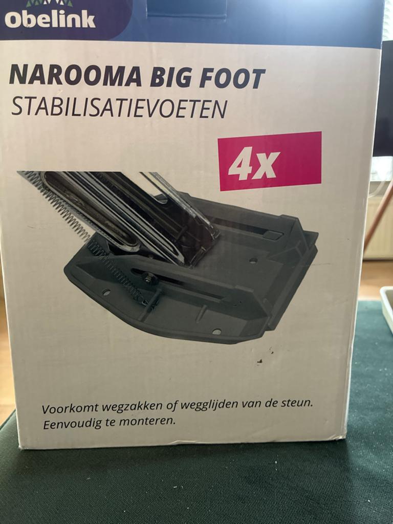 Obelink Narooma Big Foot stabilisatievoeten 4x, Caravans en Kamperen, Ophalen of Verzenden, Nieuw