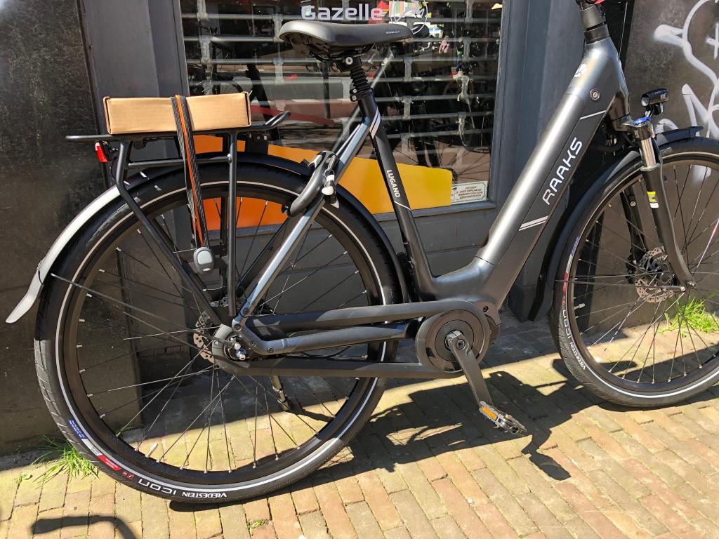 Fietshokje Houtplein:Raaks Lugano Dames E-Bike NIEUW!!, 53 tot 56 cm, Niet ingevuld, Nieuw, Schijfrem