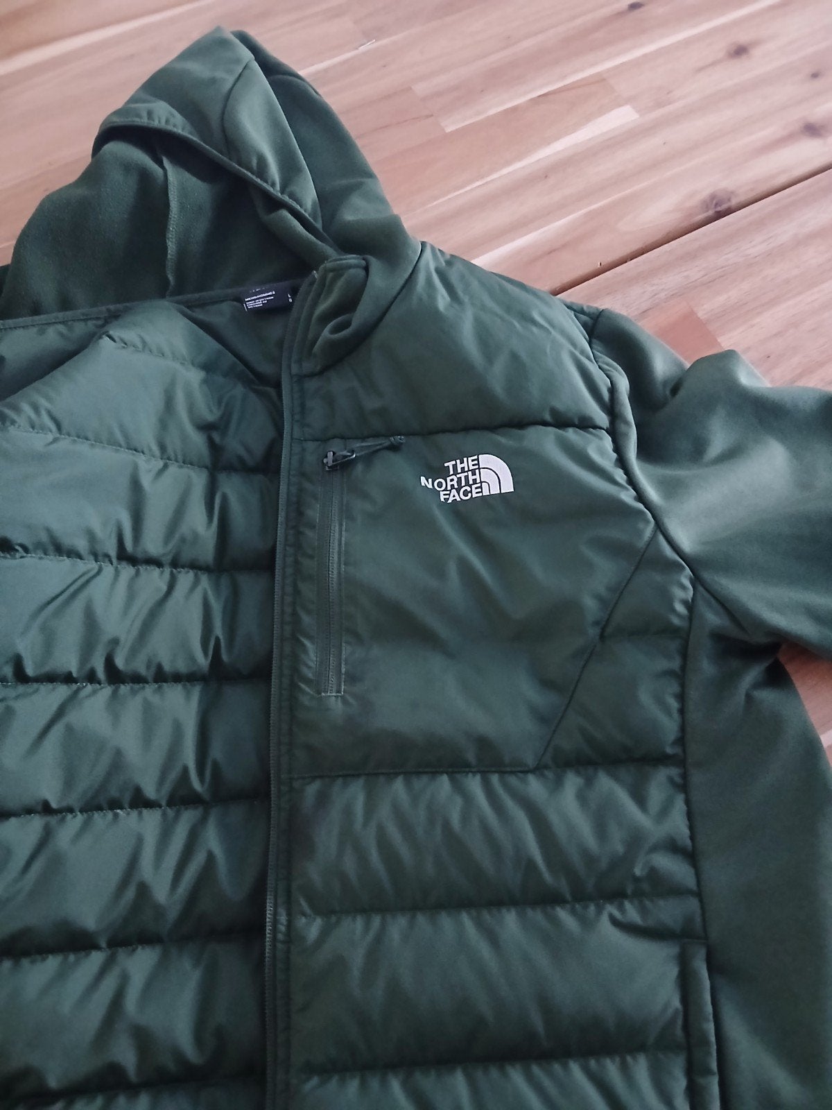 Nort Face Donker groen soft bom jas, Ophalen of Verzenden, Zo goed als nieuw, Maat 52/54 (L), The North Face