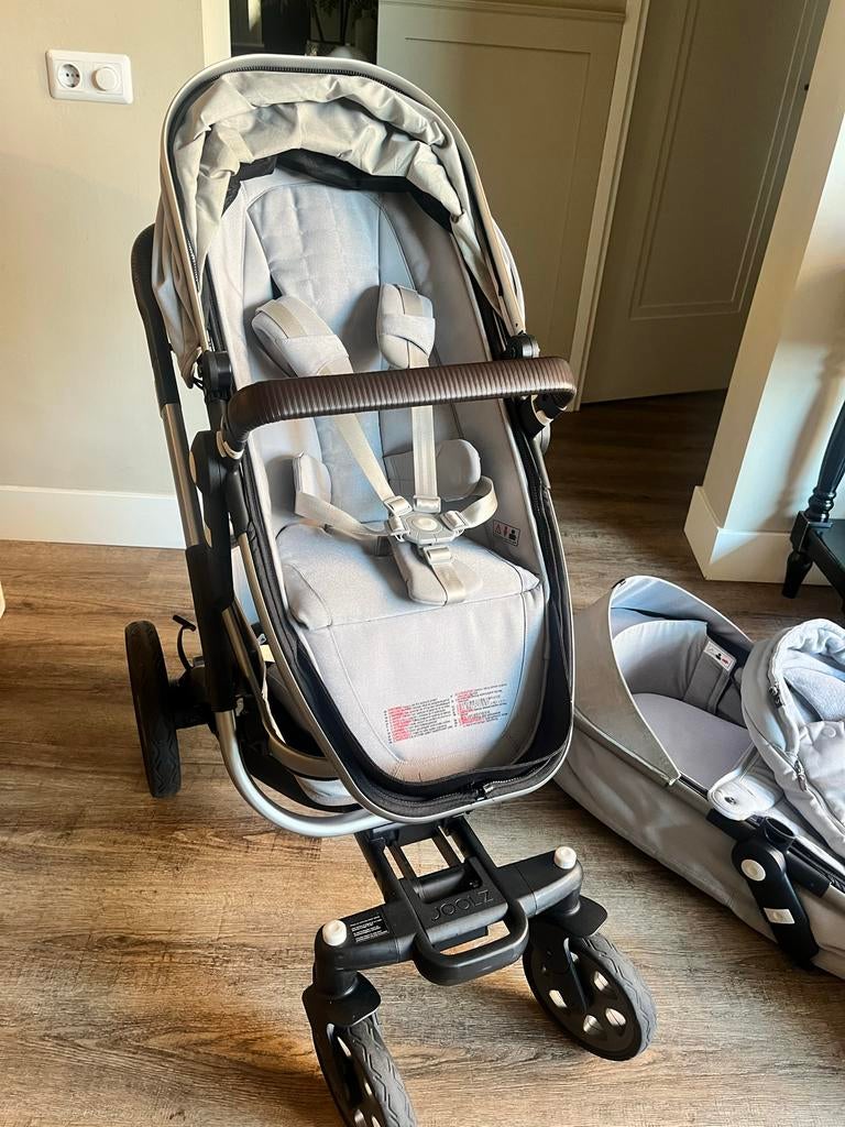 Joolz kinderwagen/buggy met boodschappenmand grijs, Verstelbare duwstang, Zo goed als nieuw, Ophalen, Kinderwagen