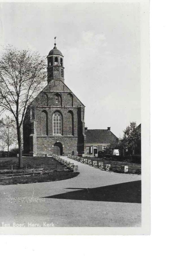 Ten Boer, Ophalen of Verzenden, 1940 tot 1960, Ongelopen, Groningen