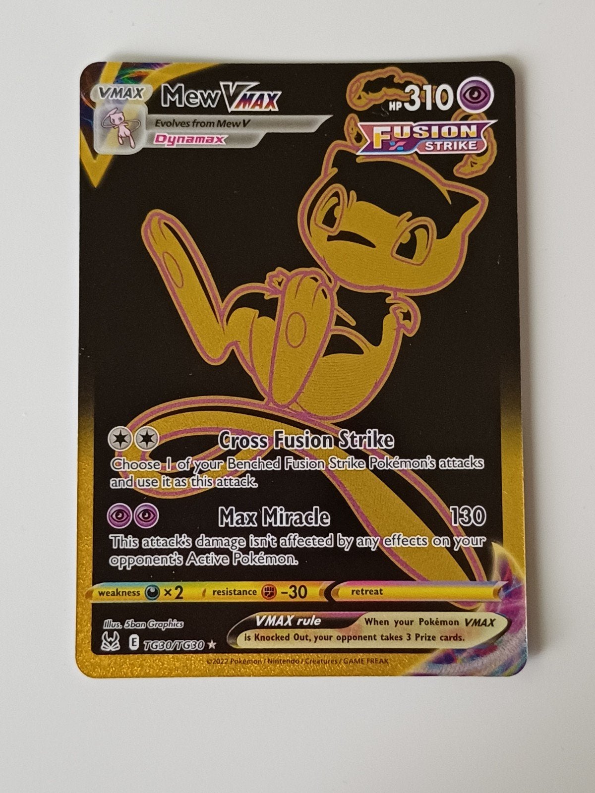 Mew VMAX #TG30 (Lost Origin) -NM, Verzenden, Zo goed als nieuw, Losse kaart, Foil