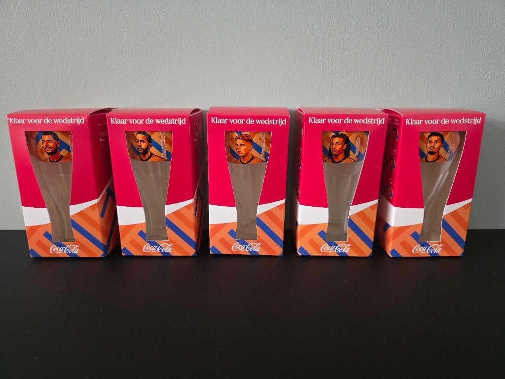 Coca Cola WK glazen, Verzamelen, Ophalen, Nieuw, Buitenlandse clubs, Overige typen