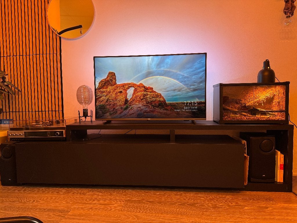 tv Philips 43 inch ambient light, Ophalen, Philips, 50 Hz, Zo goed als nieuw