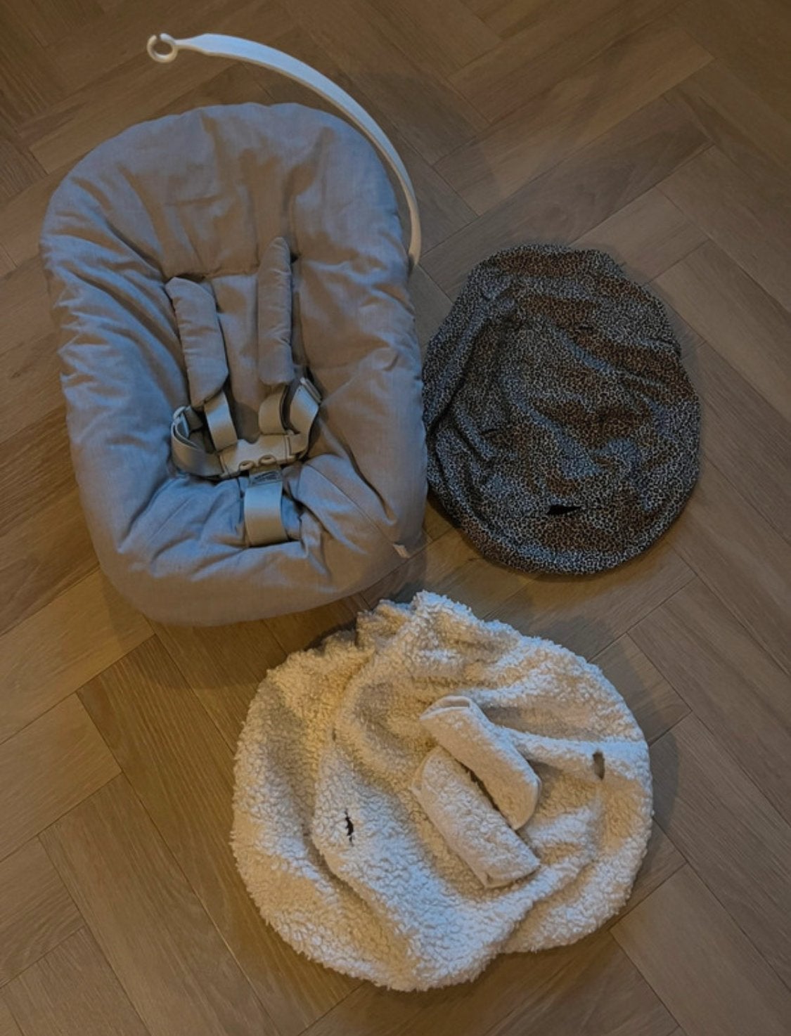 Stokke Newborn Set Tripp Trapp + 2 hoezen (zgan), Kinderen en Baby's, Kinderstoelen, Ophalen of Verzenden, Zo goed als nieuw, Meegroeistoel