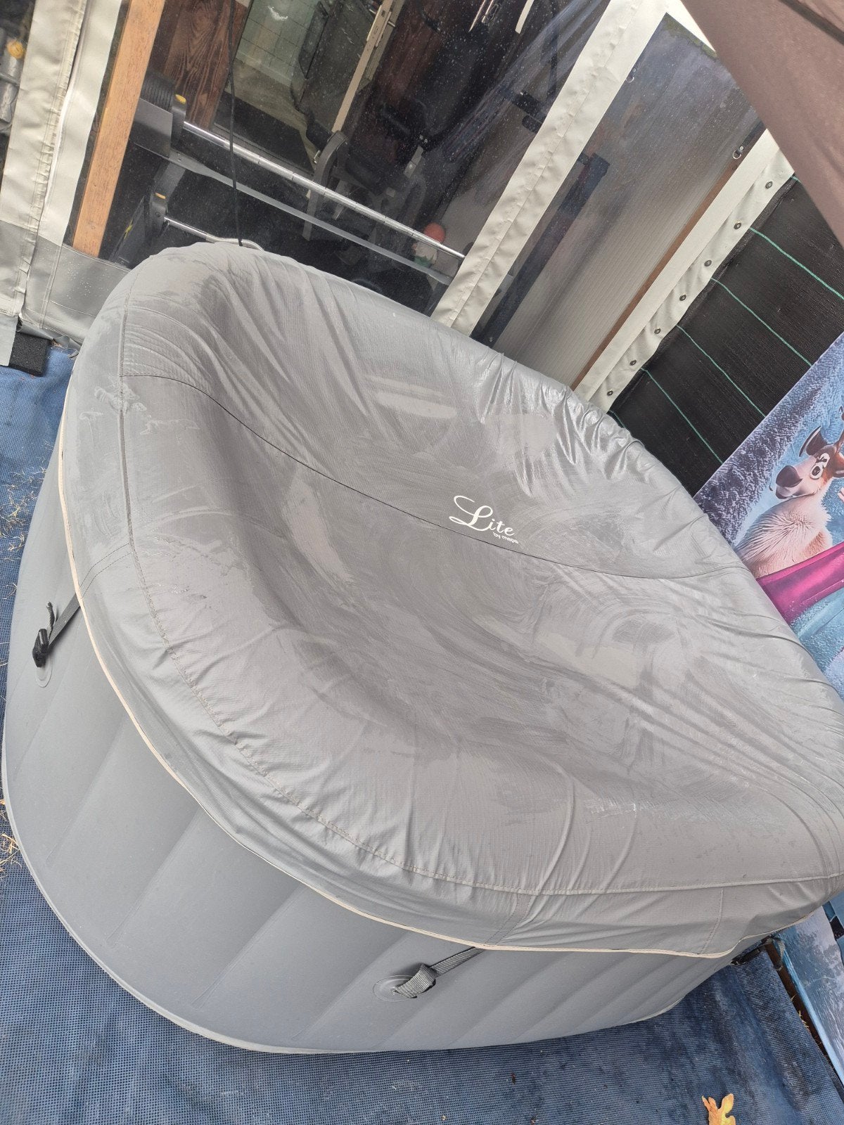 MSpa Lite opblaasbare jacuzzi met accessoires, Tuin en Terras, Bubbelbaden en Hottubs, Ophalen, Zo goed als nieuw, Filter, Opblaasbaar
