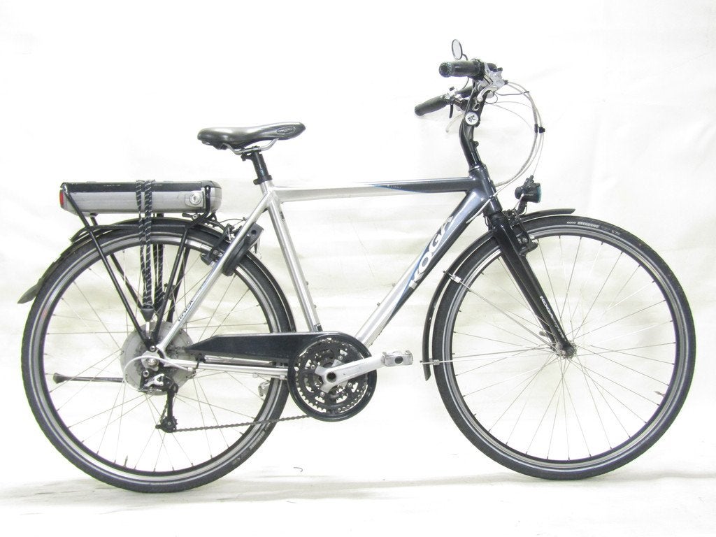 Koga E light grijs heren 54cm 28inch, Fietsen en Brommers, Elektrische fietsen, Gebruikt, Overige merken, 51 tot 55 cm