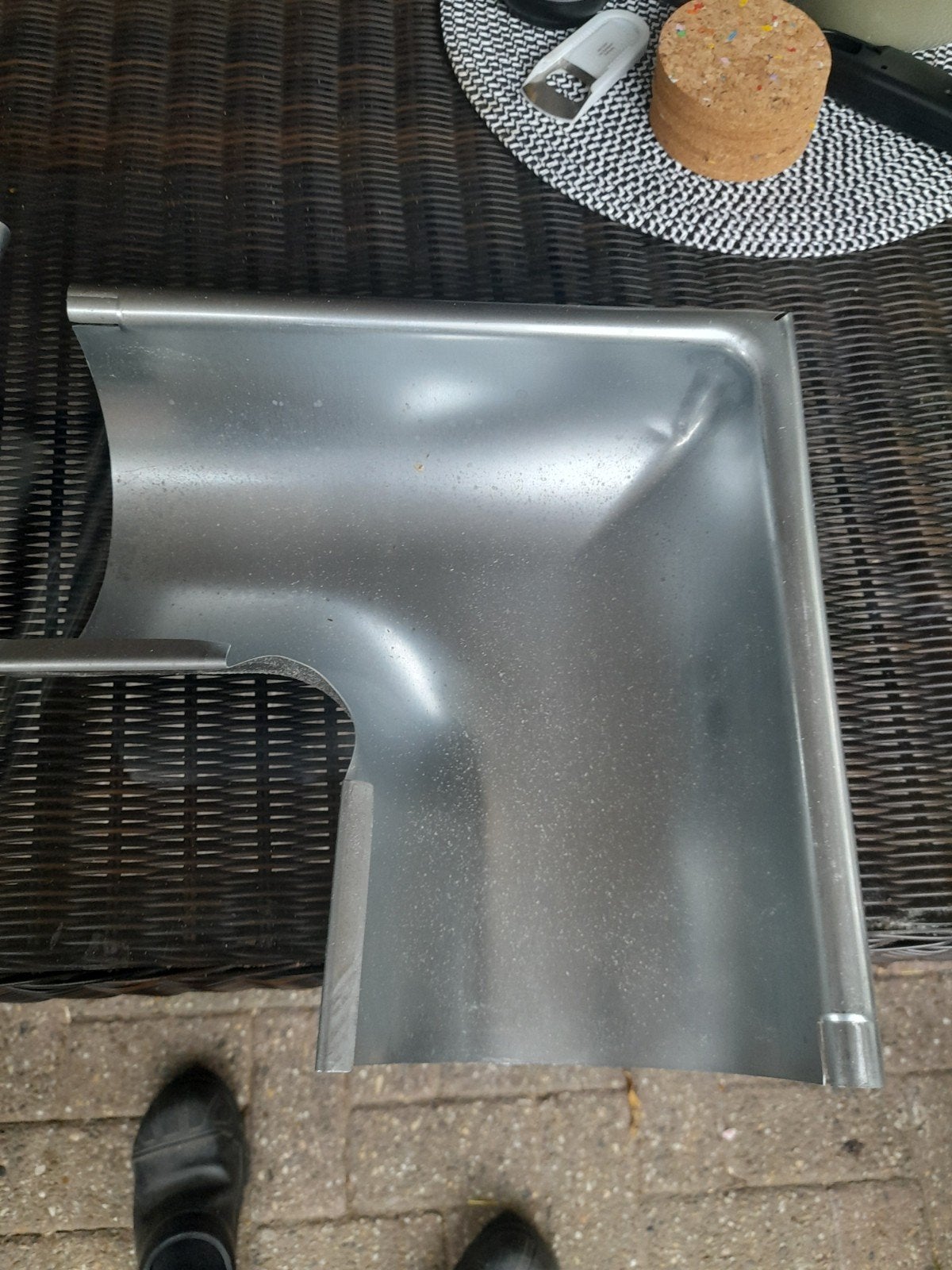 zinken hoekstukken 4x NIEUW, Ophalen of Verzenden, Nieuw, Grijs, Minder dan 5 m²