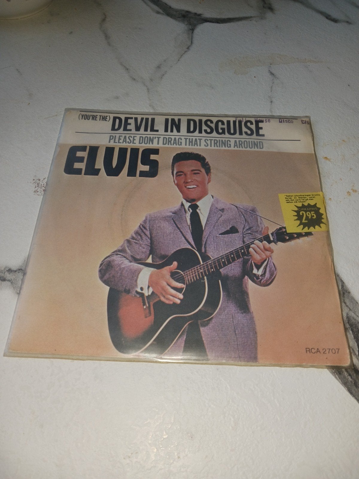 Elvis Presley - (You're The) Devil In Disguise - Single, Gebruikt, Originele persing, 7 inch, Single