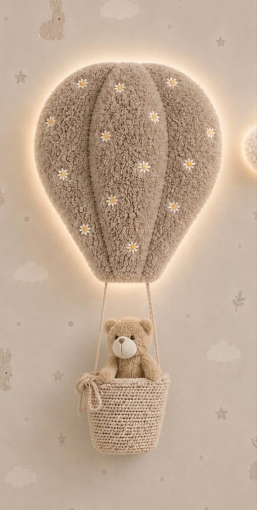 Dreamlight wandlamp luchtballon baby-of kinderkamer, Kinderen en Baby's, Kinderkamer | Inrichting en Decoratie, Ophalen of Verzenden