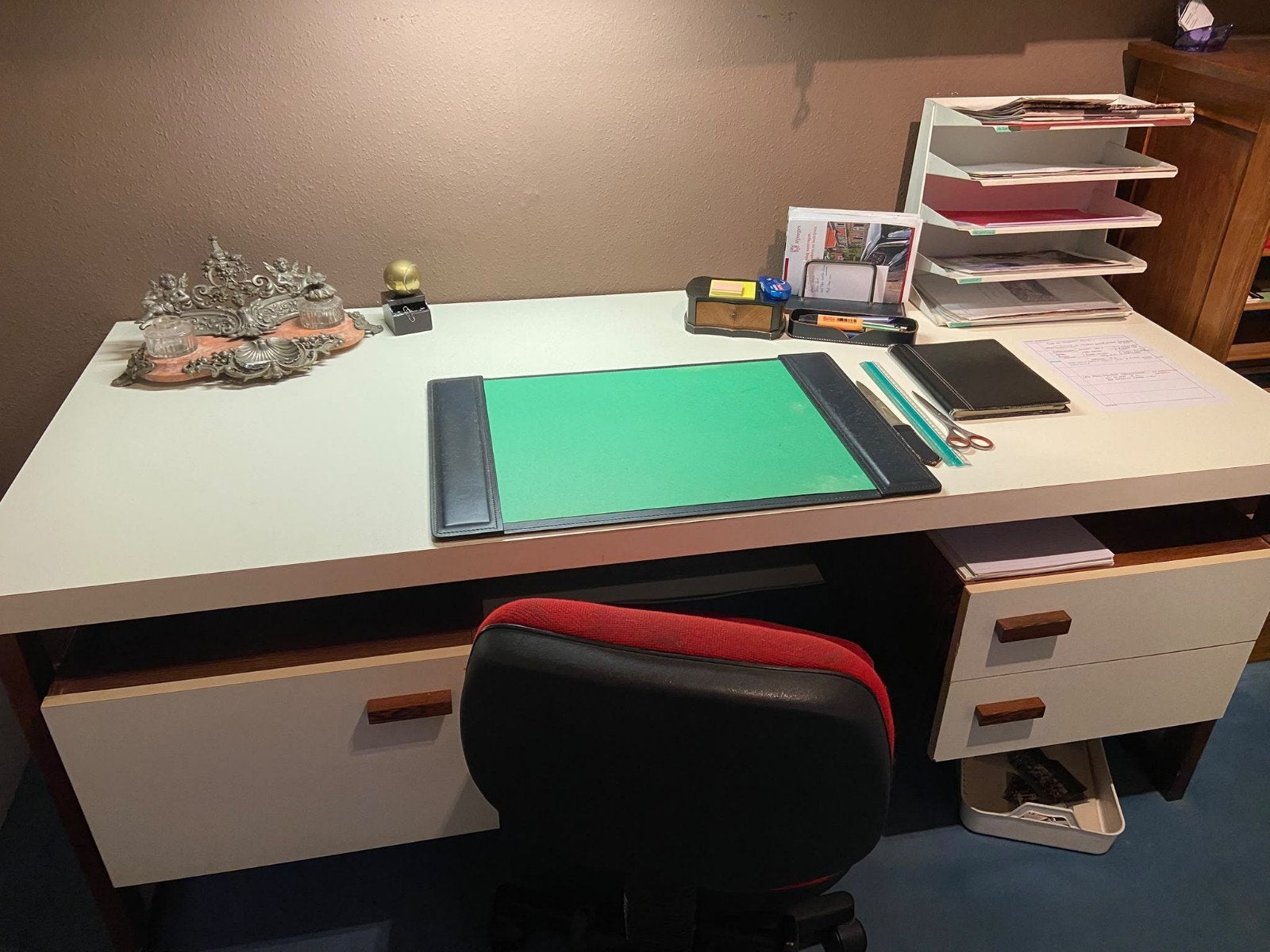 Vintage bureau jaren 1960s, Ophalen, Gebruikt