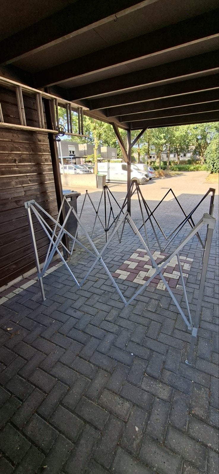 Partytent met opbergzak, Tuin en Terras, Partytenten, Ophalen, Gebruikt, Opvouwbaar, Partytent