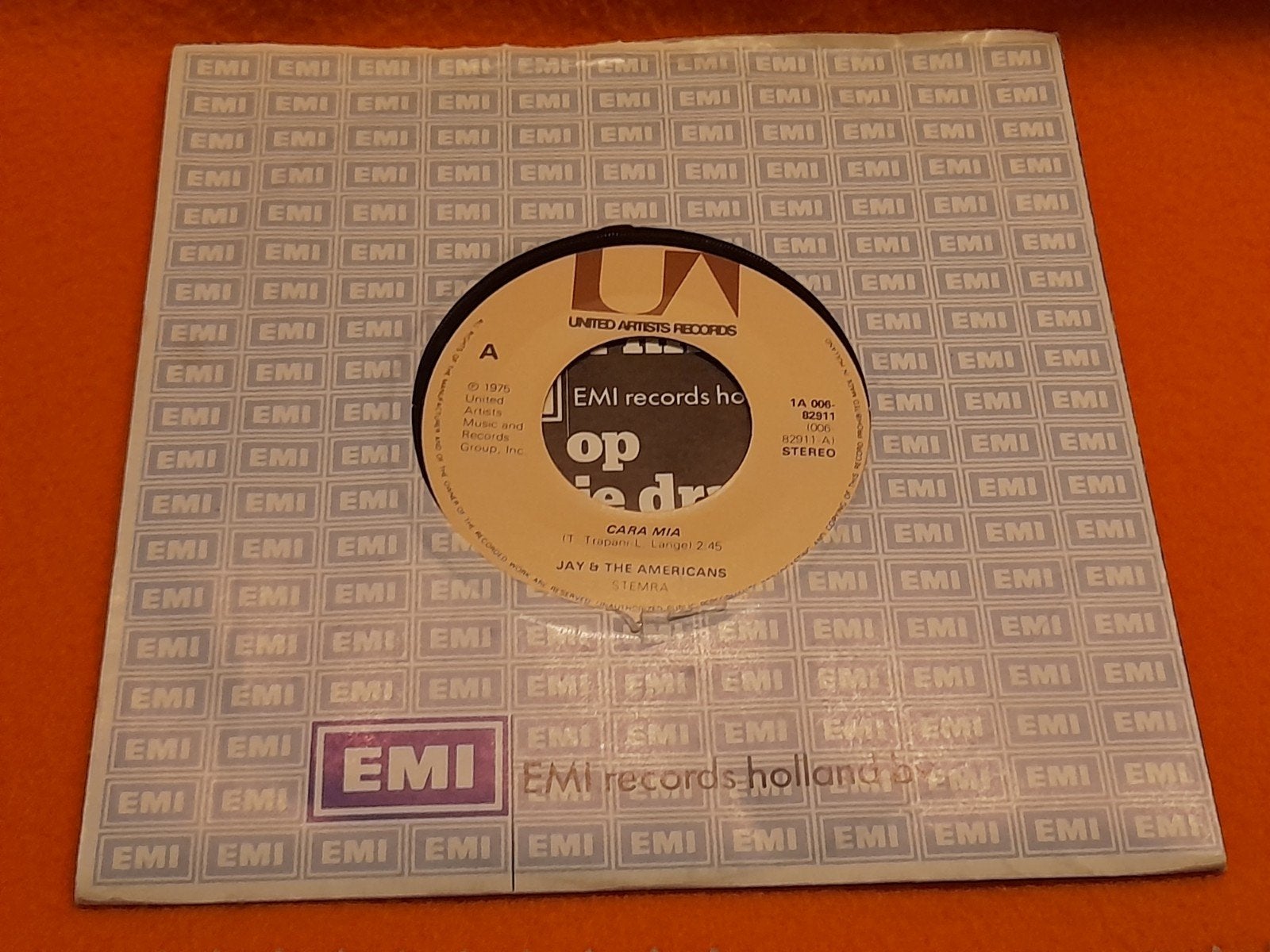 Jay & the Americans - Cara mia (1980 heruitgave), Ophalen of Verzenden, Gebruikt, 7 inch, Pop
