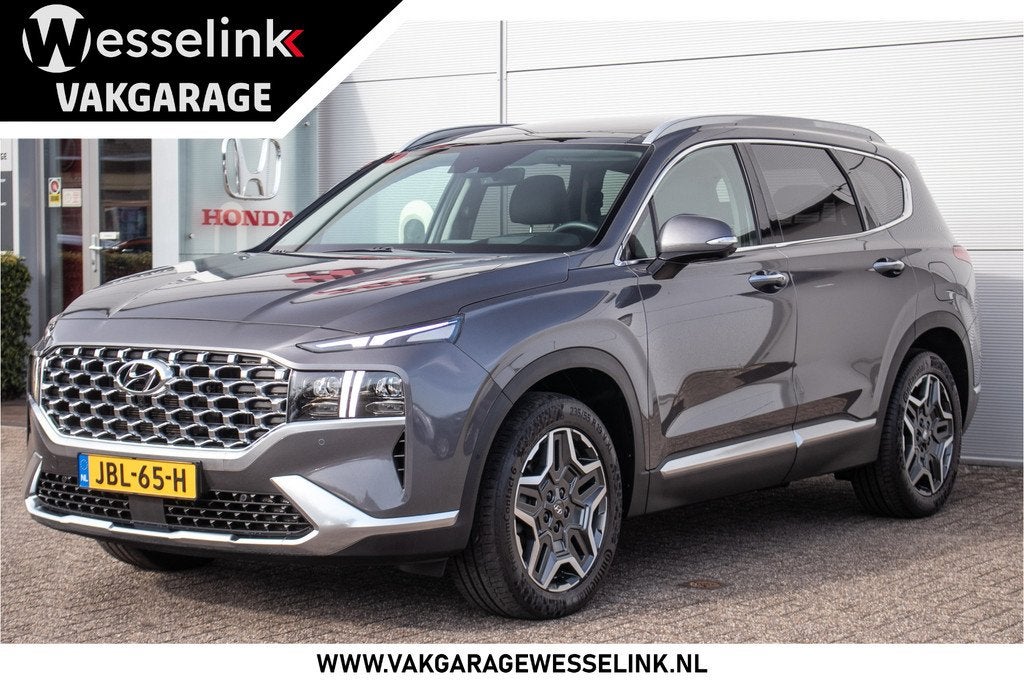 Hyundai Santa Fe 1.6 T-GDI AWD PHEV Premium Sky -Schuif/-kan, Auto's, Hyundai, Santa Fe, Gebruikt, 4 cilinders, Bedrijf