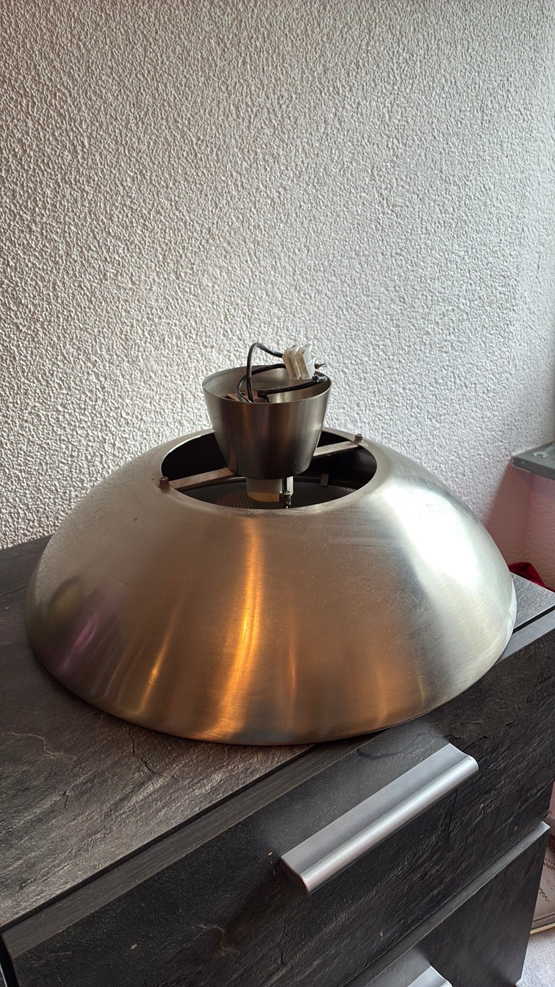Prachtige vrij grote lamp, Ophalen, Gebruikt, Plafondlamp, 40 cm