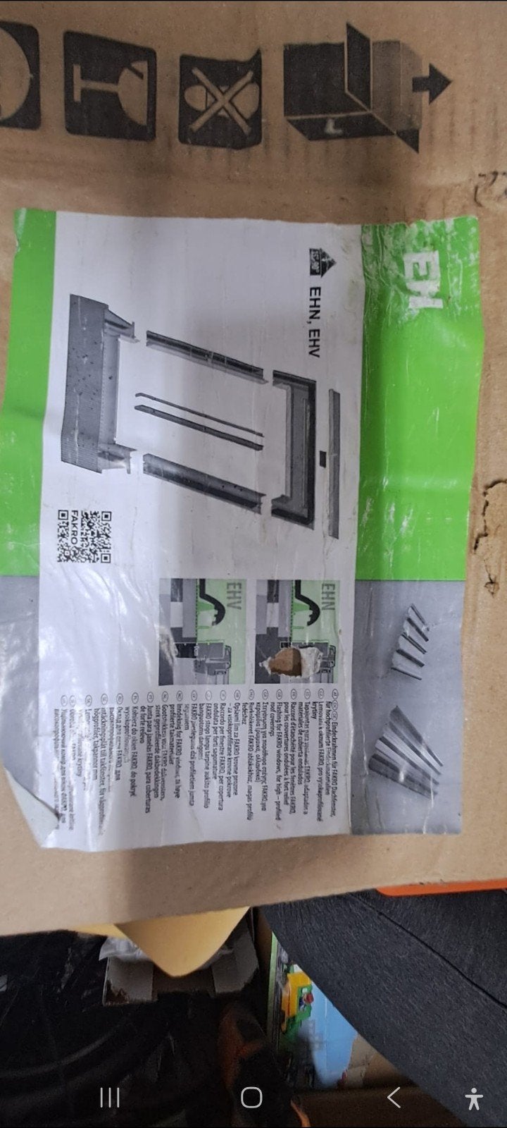 Nieuw  1140 x1180 en  FAKRO Dakraam EHV-P 66x118 cm RAL:7022, Doe-het-zelf en Verbouw, Glas en Ramen, Minder dan 80 cm, 80 tot 120 cm