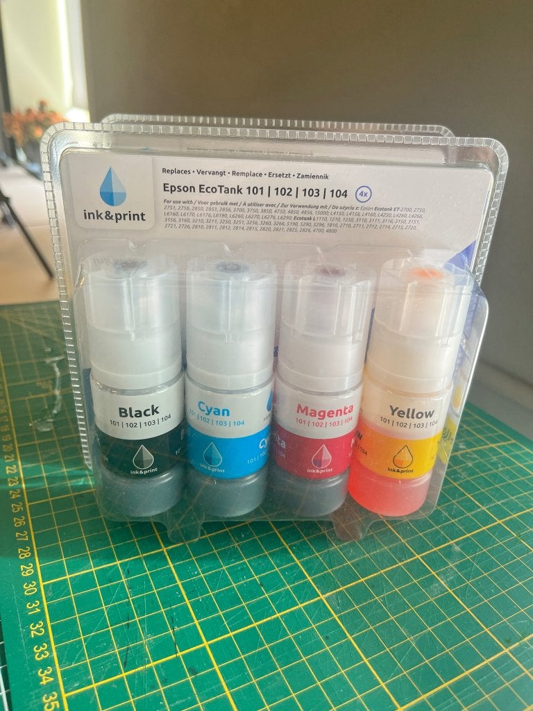 EPSON EcoTank Inkt (2 nieuwe sets in verpakking), Ophalen of Verzenden, Nieuw, Overige typen