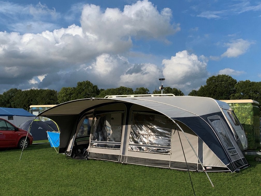 Eriba Hymer Swing 505 Caravan met Unico voortent en luifel, Caravans en Kamperen, Schokbreker, Treinzit, Particulier, Hymer