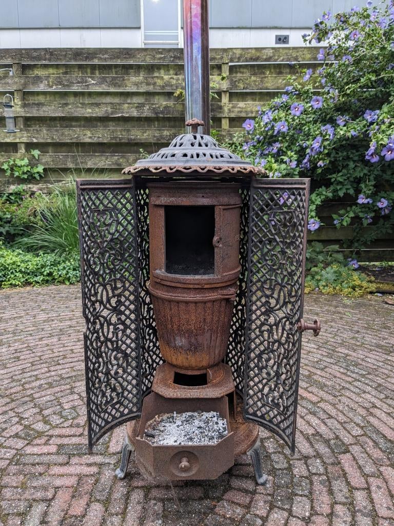 Kachel - gietijzer, Ophalen, Gebruikt
