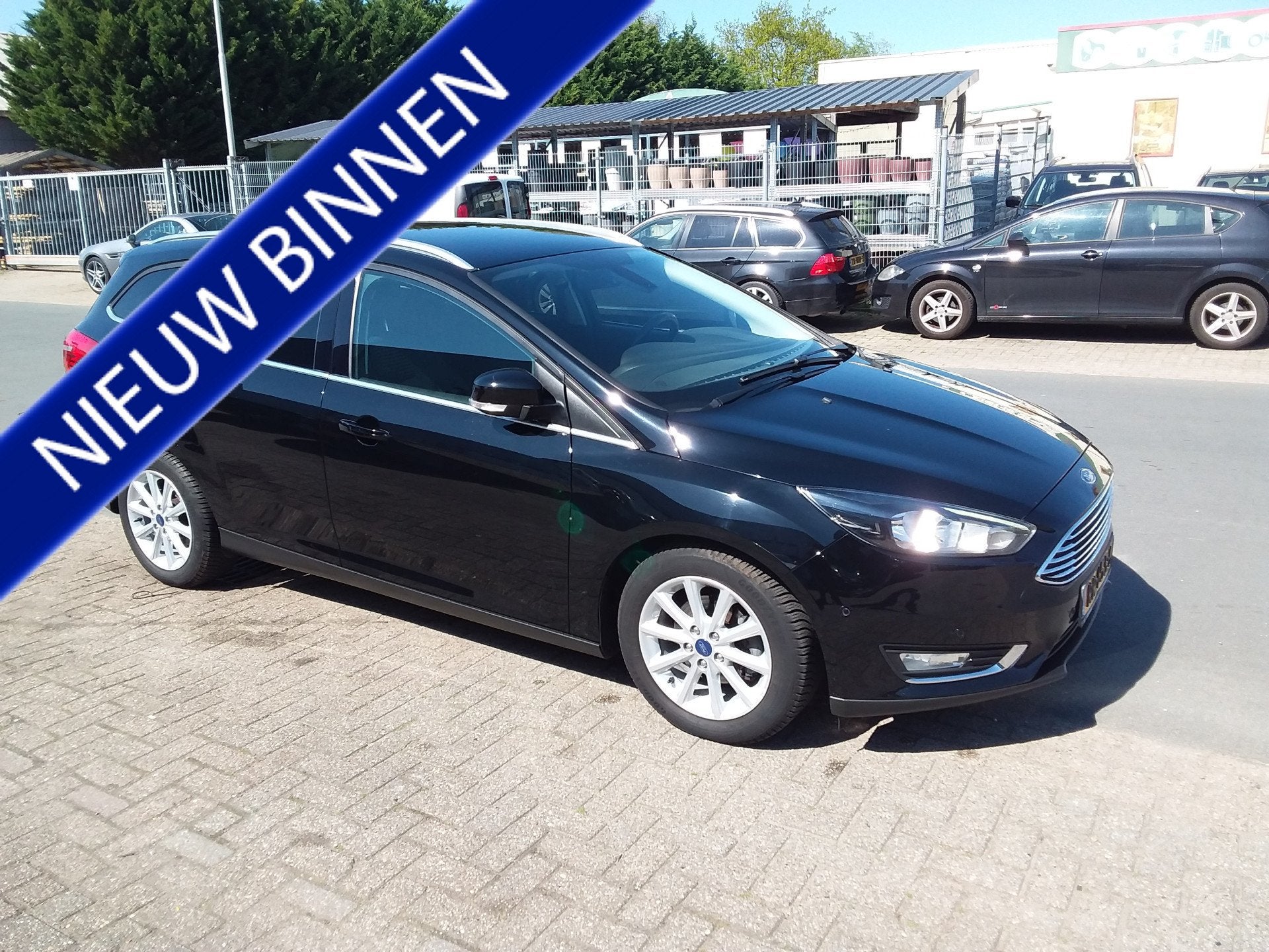 Ford FOCUS Wagon 1.0 Titanium (bj 2017), Auto's, Ford, Stof, Zwart, Handgeschakeld, 1216 kg