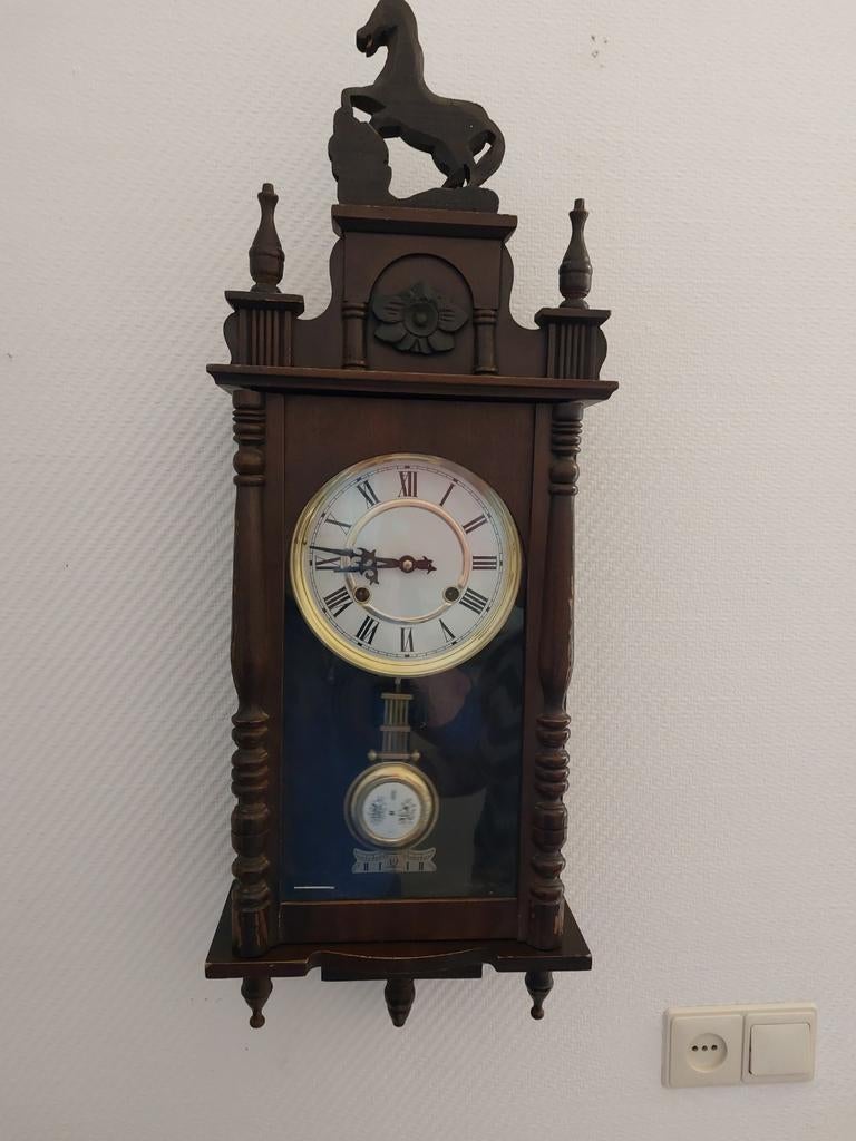 Houten hangklok, Antiek en Kunst, Antiek | Klokken, Ophalen
