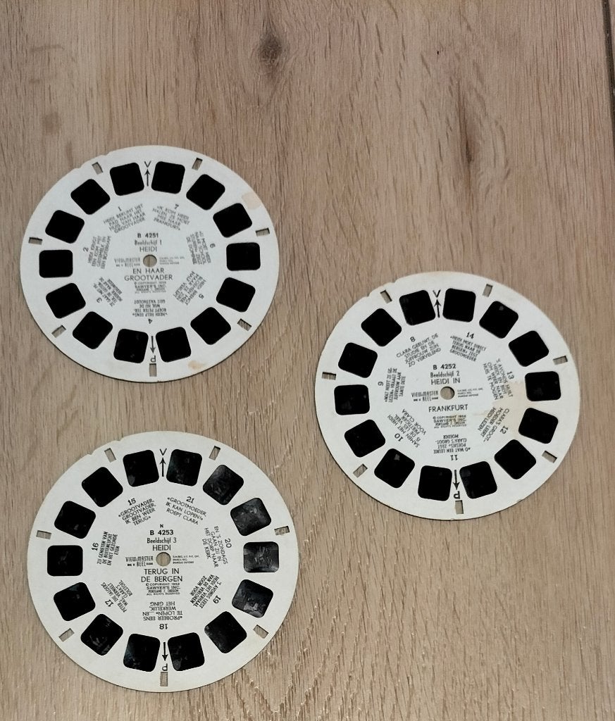 Viewmaster - Heidi - B 425, Ophalen of Verzenden, Gebruikt