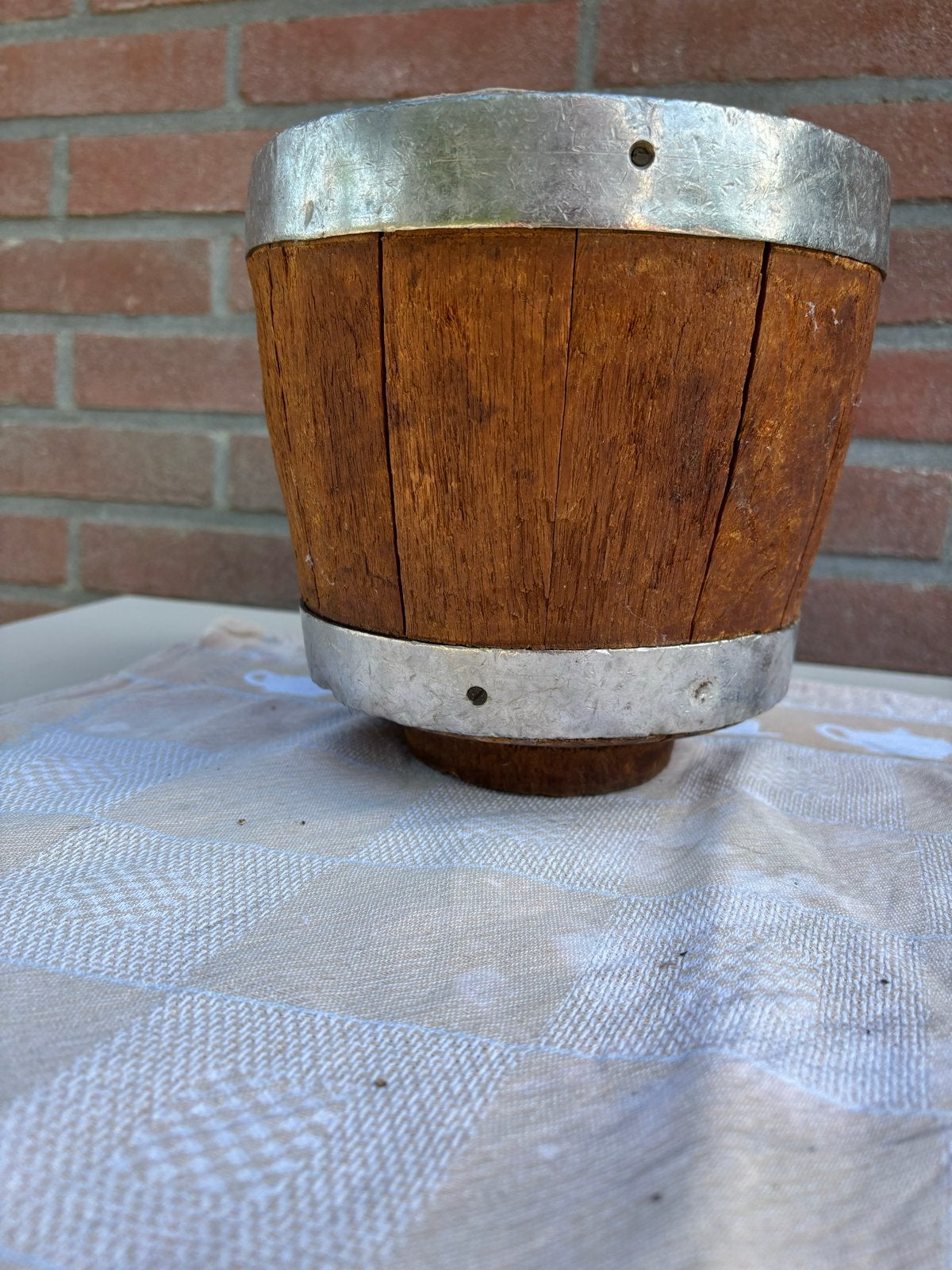 Antieke Houten Kaasvorm - Rustiek en Decoratief, Ophalen of Verzenden