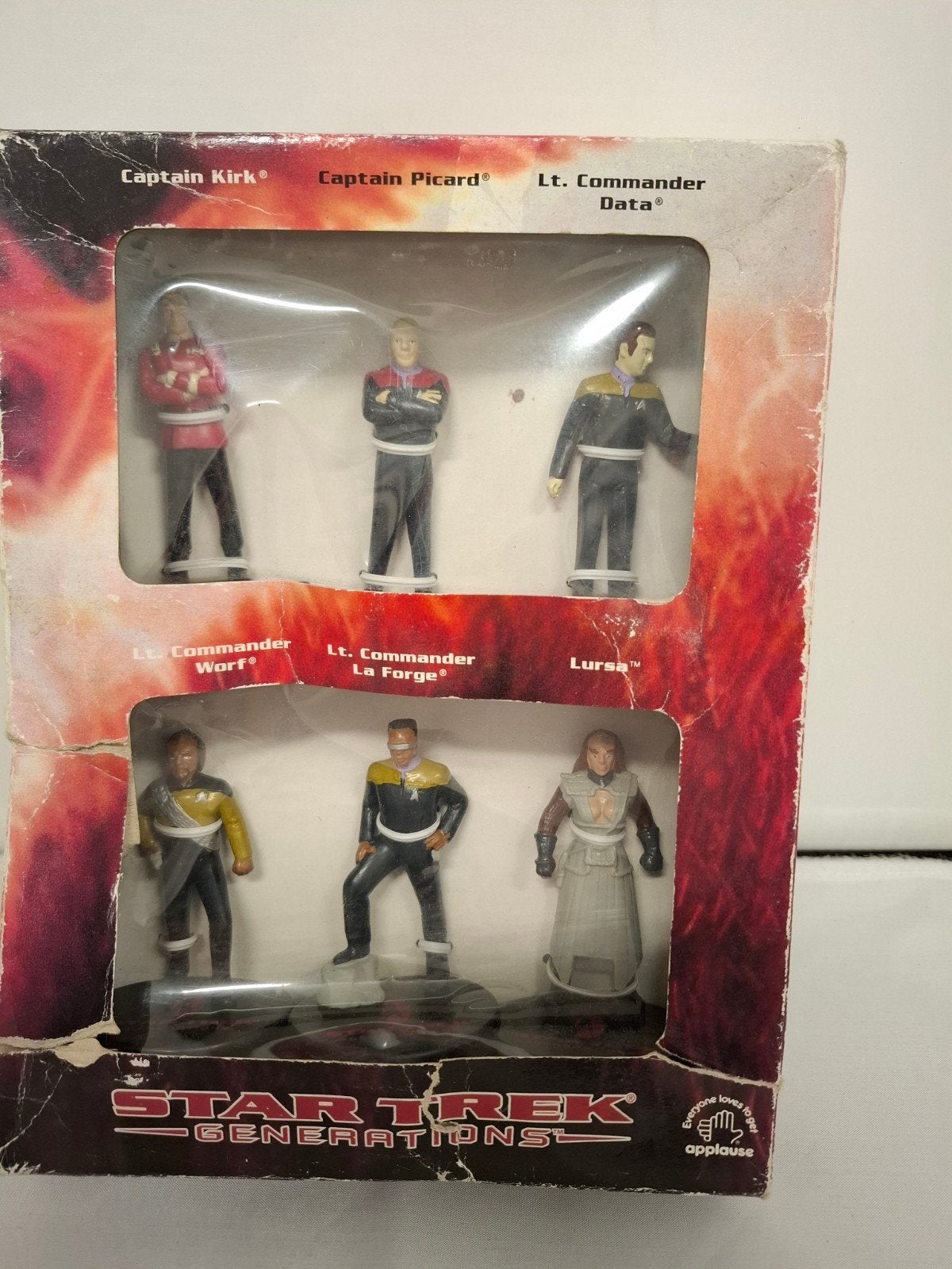 Star Trek Generations Figurenset -Captain Kirk, Picard, Data, Marcel@stichtingloods.nl, Stichting Loods, Nieuw, Ophalen of Verzenden