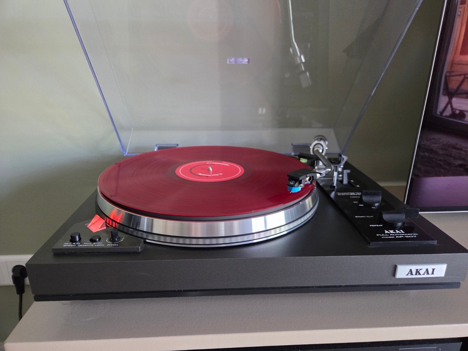Akai AP-307 Volautomaat !, Audio, Tv en Foto, Platenspelers, Ophalen, Akai, Pitch-regelaar