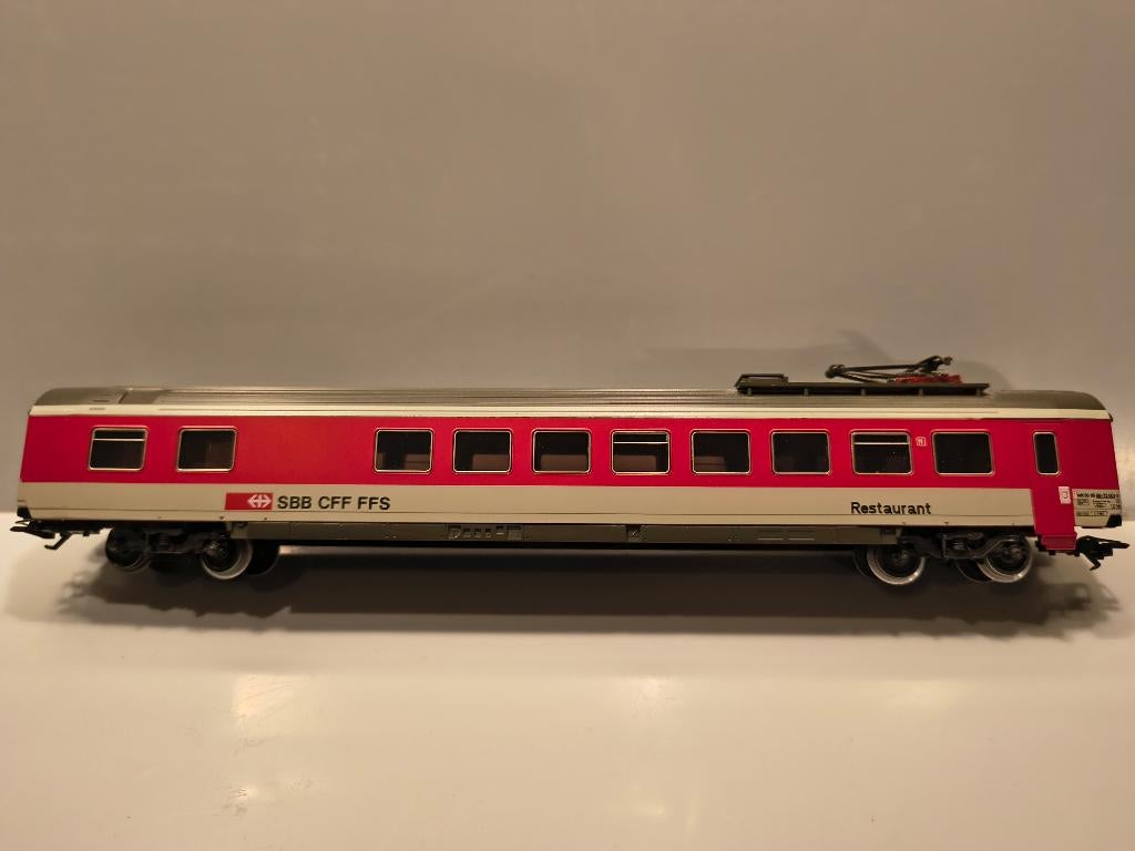 Marklin SBB D-Zug Speisewagen, Wisselstroom, Gebruikt, Wagon, Ophalen of Verzenden