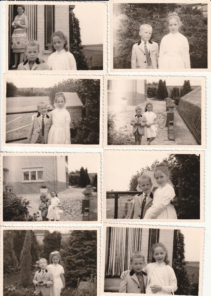 fotos  -  communie kante  -10 op 7.50  cm, Verzamelen, Verzenden, Voor 1940, Zo goed als nieuw, Overige onderwerpen