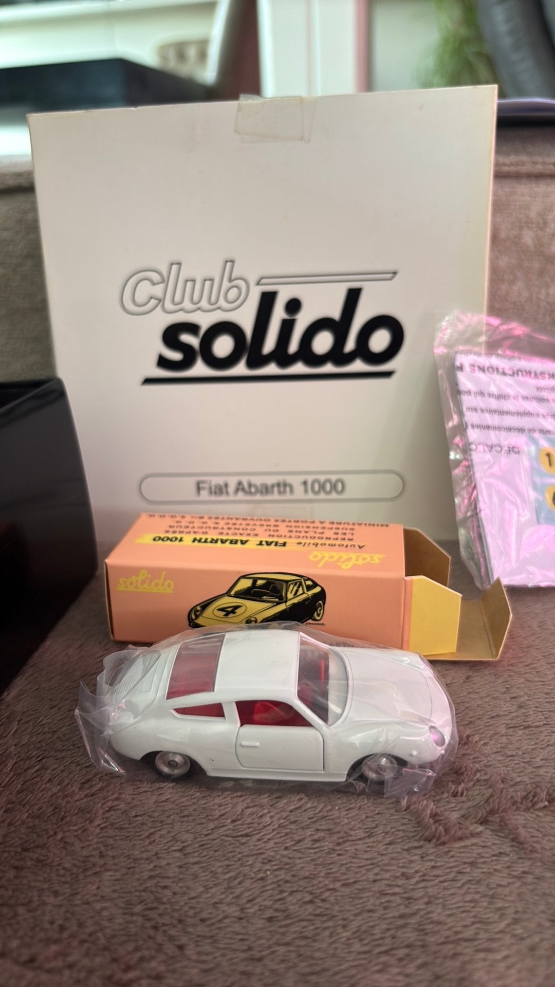 Club Solido nieuwe Fiat Abarth 1000, Ophalen of Verzenden, Nieuw, Auto, Solido