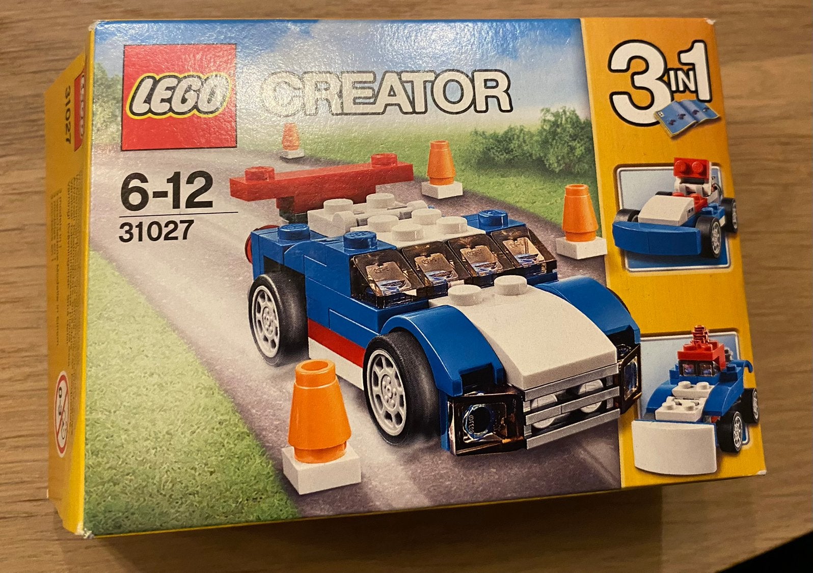 Lego creator 31027 - Raceauto 3-in-1, Inclusief instructies, Lego, Ophalen of Verzenden, Zo goed als nieuw