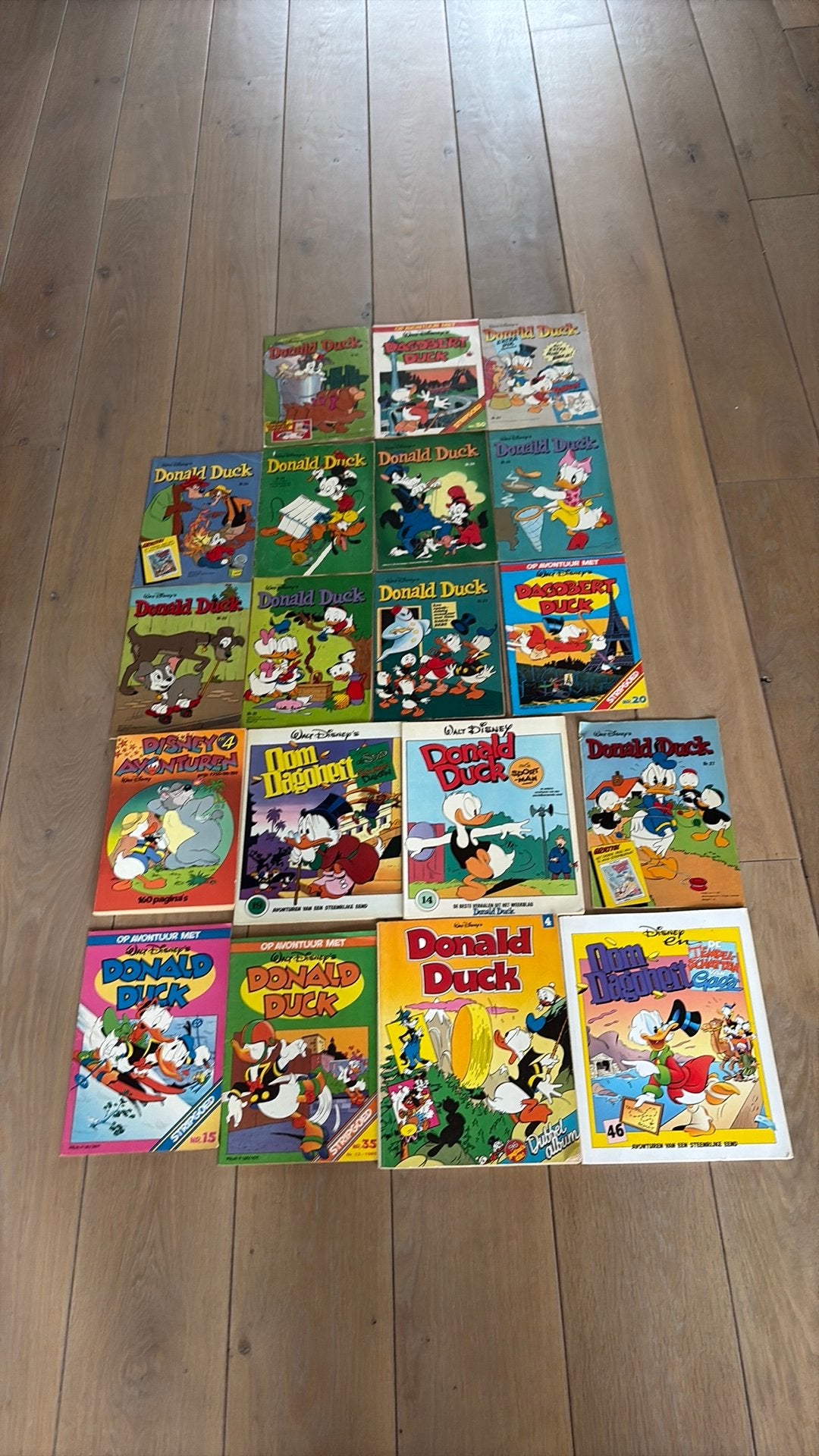 19 donaldduck stripboeken, Meerdere stripboeken, Ophalen of Verzenden, Gelezen