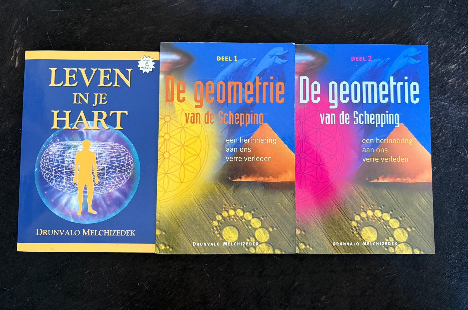 3x Drunvalo Melchizedek o.a. De Geometrie vd schepping, Ophalen of Verzenden, Zo goed als nieuw, Spiritualiteit algemeen, Overige typen