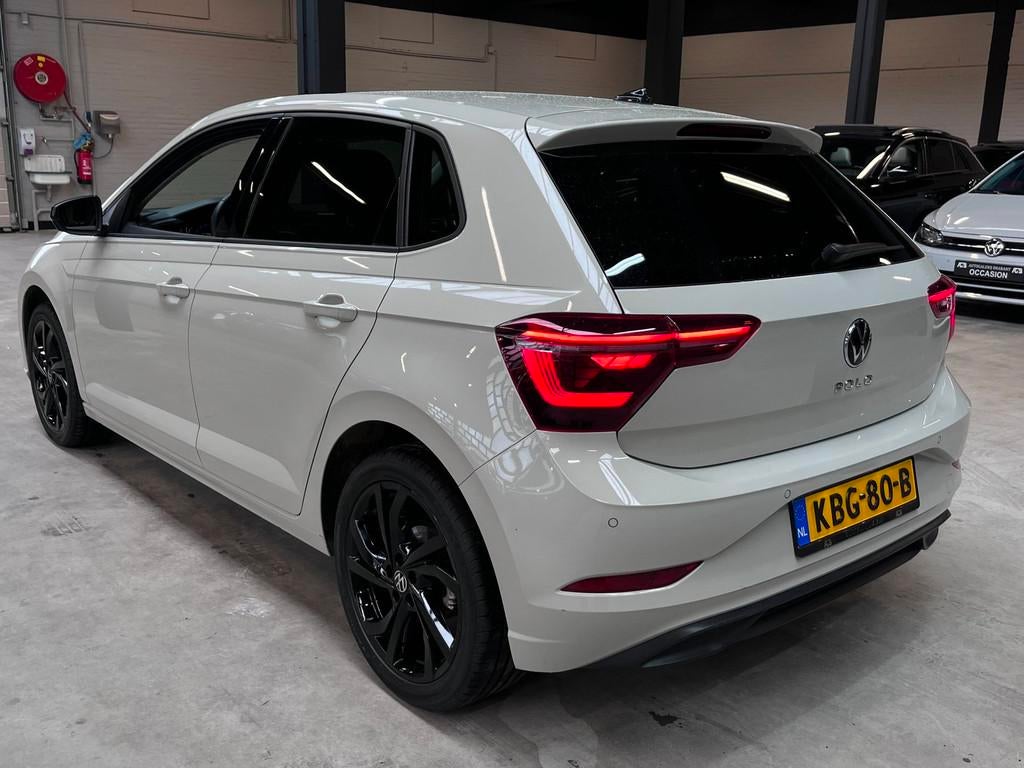 Volkswagen POLO 1.0 TSI Style Automaat/IQ-Drive/Carplay/Came, Gebruikt, Euro 6, Leder en Stof, Wit