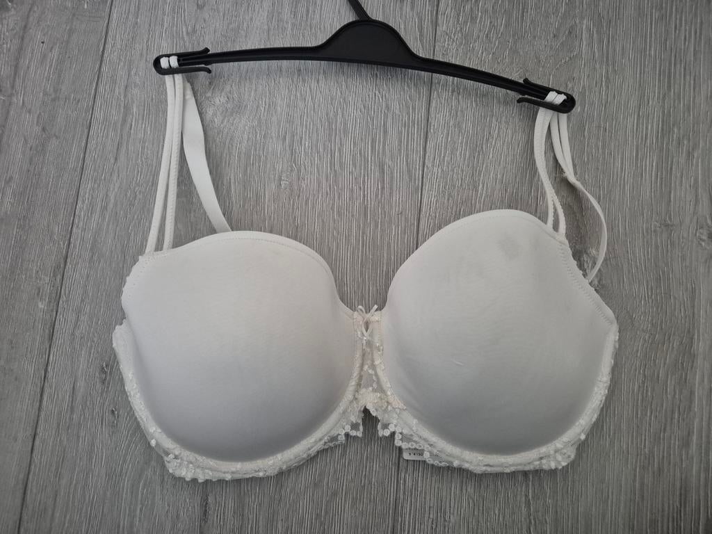 Marie Jo Jane Balconette met mousse natuur NIEUW 70F, Marie Jo, Ophalen of Verzenden, Wit, BH