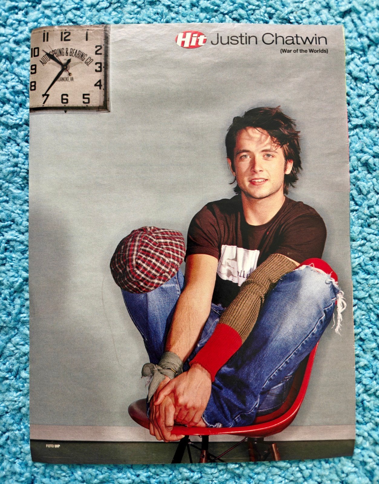 Justin Chatwin poster hitkrant vintage, Verzamelen, Posters, Nieuw, Film en Tv, A4 of kleiner, Rechthoekig Staand, Ophalen of Verzenden