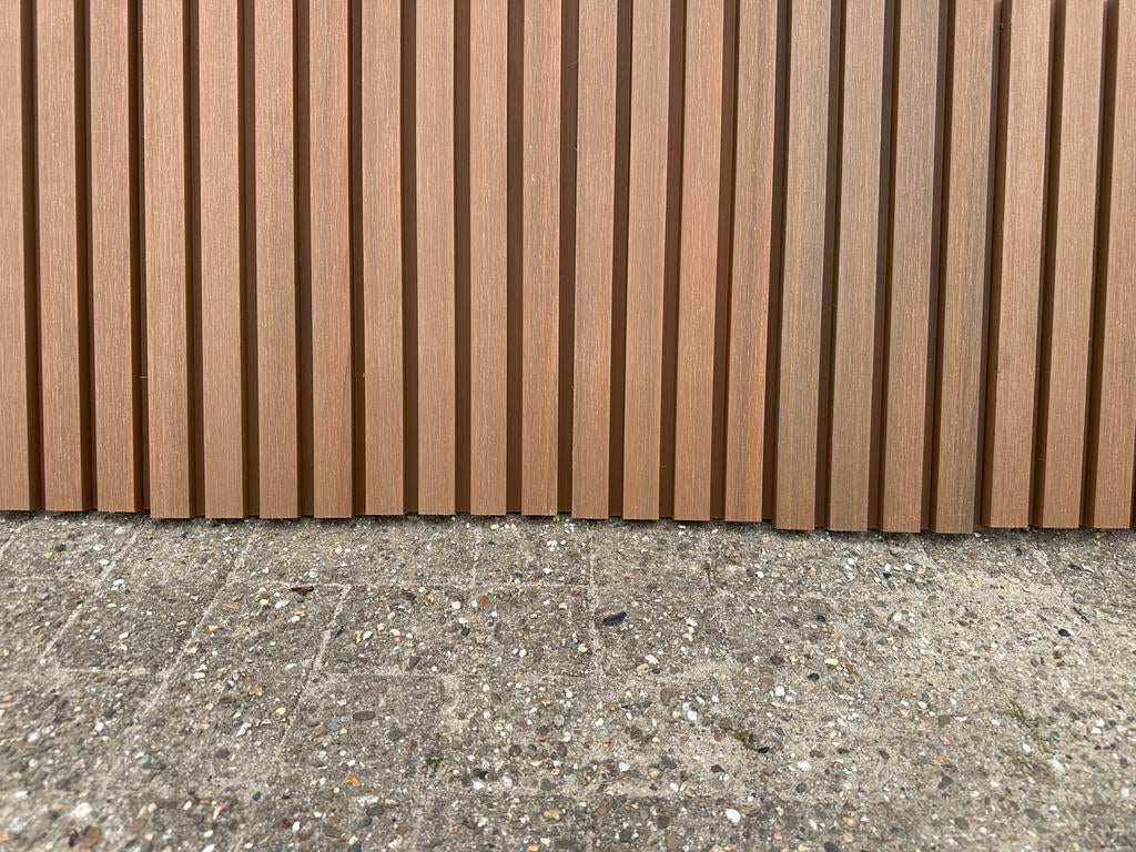 Restpartij nieuwe gevelbekleding Smokey Teak, Overige materialen, 20 tot 50 mm, Info@prismartconstructies.nl, Nieuw
