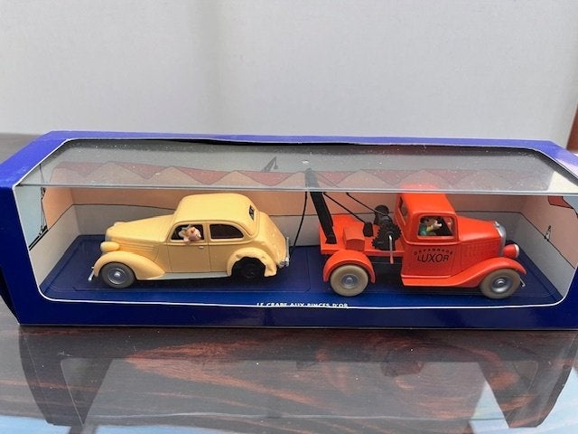 Kuifje auto. Nr. 23/24 met certificaat Bieden vanaf 40€, Ophalen of Verzenden, Kuifje, Zo goed als nieuw, Beeldje of Figuurtje